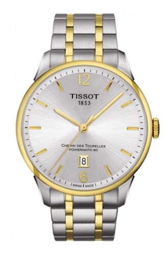 Tissot Chemin des Tourelles Powermatic 80 Two Tone / Silver / Bracelet